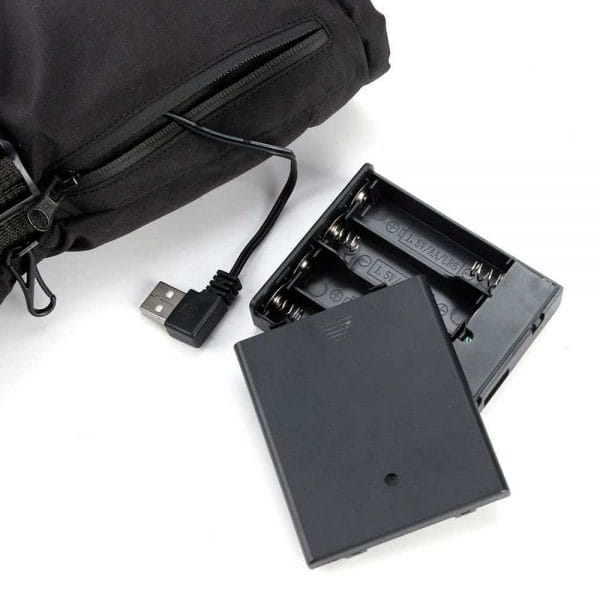 Mănușile cu încălzire electrică Cardinella, Unisex, Neagră - imagine 6