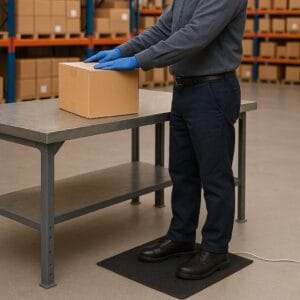 Perna electrică pentru încălzirea picioarelor 47x50 cm – pentru birou sau poziție în picioare